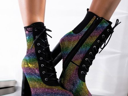 YOU ALREADY KNOW CHUNKY BOOTIE BLACK MULTI Cheap