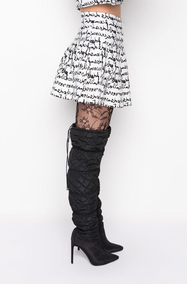 WRITING ON THE WALL KNIT SKIRT For Discount