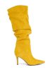 AZALEA WANG PAVETTA YELLOW FAUX SUEDE SLOUCH BOOT Online