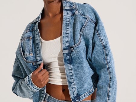 WRAP IT UP DENIM SHRUG Supply