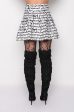 WRITING ON THE WALL KNIT SKIRT For Discount