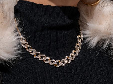 A RICH BITCH LOOK RHINESTONE NECKLACE Online Hot Sale