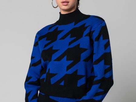 SHH  LONG SLEEVE LIGHT KNIT SWEATER BLUE MULTI Online