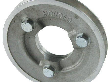 Moroso Chevrolet Big Block 396-454 (w Short Pump) Crankshaft Pulley - Single Groove - Cast Aluminum Online Hot Sale