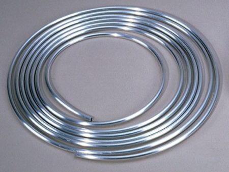 Moroso Fuel Line - 25ft Coil - 3 8in OD - Aluminum Online Sale