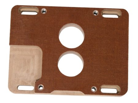 Moroso 2BBL to 4BBL Holley Carburetor Adapter - 1in - Phenolic For Discount