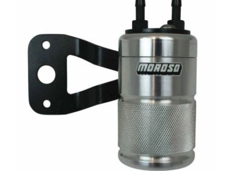 Moroso H-D Twin Cam (w Vance & Hines VO2 Air Cleaner Excl VO2 90) Air Oil Separator - Polished Hot on Sale