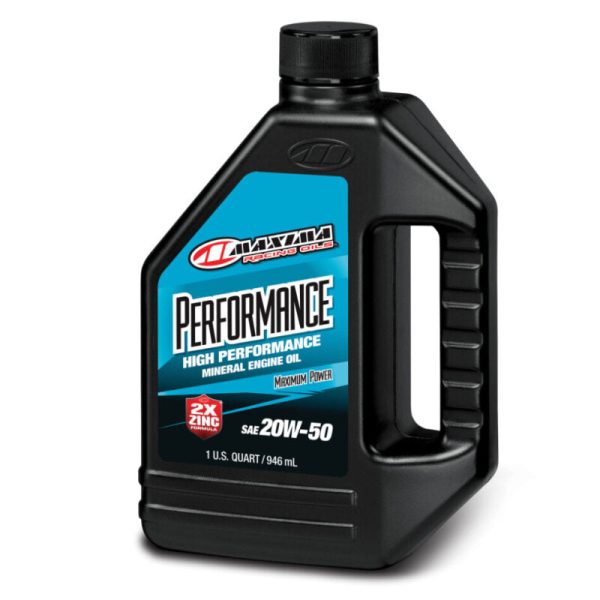 Maxima Performance Auto Performance 20W-50 Mineral Engine Oil - Quart Sale