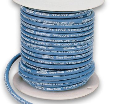 Moroso Ignition Wire Spool - Blue Max - Spiral Core - 8mm - 100ft Online now