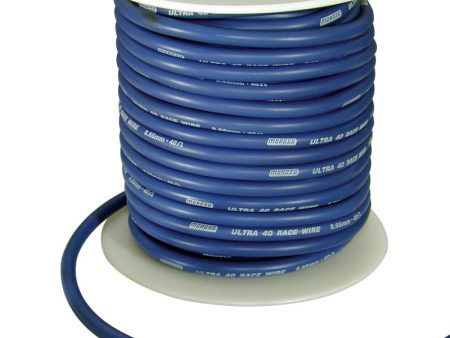 Moroso Ignition Wire Spool - Ultra 40 - 8.65mm - 100ft - Blue Cheap