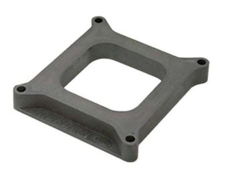 Moroso 4150 4160 Carburetor Spacer - 3.62in ID - Open Plenum - 1in - Plastic on Sale