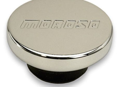 Moroso Oil Filler Cap - 1.22in Diameter - Push-In Type - Chrome Plated For Discount