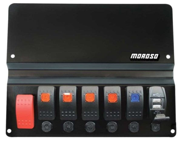 Moroso BMW E46 Dash Block Off Plate With Switches Online now