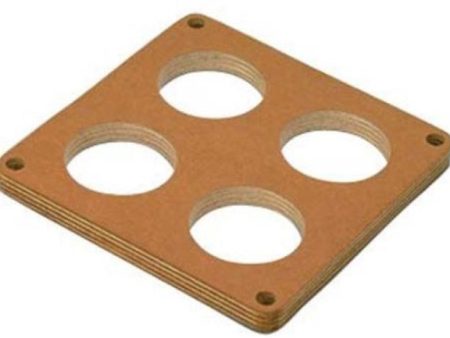 Moroso 4500 Carburetor Spacer - 4 Hole Plenum - 1 2in - Wood on Sale