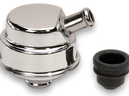 Moroso Oil Separator Breather - 3 4in Hose - Chrome For Cheap