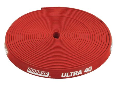 Moroso Insulated Spark Plug Wire Sleeve - Ultra 40 - 8.65mm - Red - 25ft Roll Online