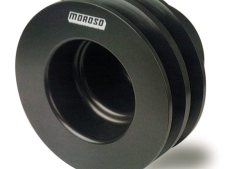 Moroso Chevrolet Small Block (w Long Pump) Crankshaft Pulley - Double Groove - Billet Aluminum Online