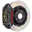 Brembo 12-20 GS350 Rear GTS BBK 4 Piston Cast 345x28 2pc Rotor Slotted Type1 -Black HA For Cheap